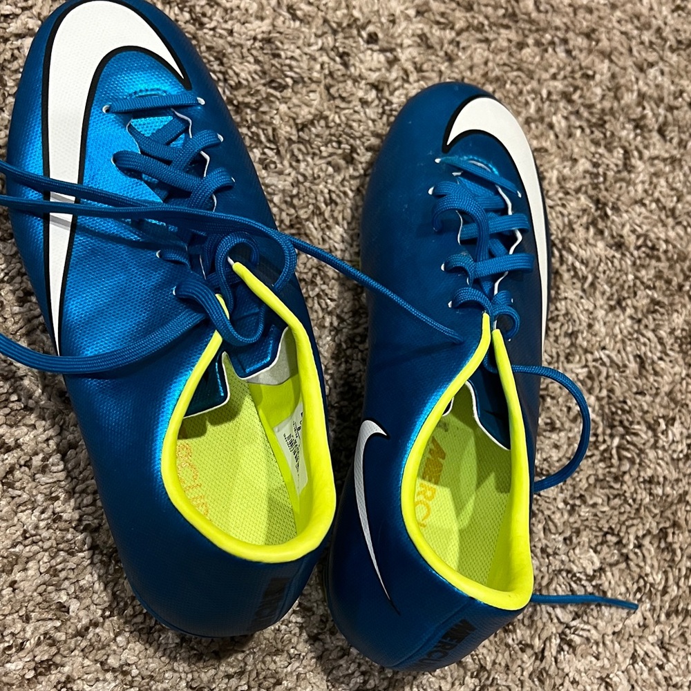Nike Blue and White Athletic Shoes